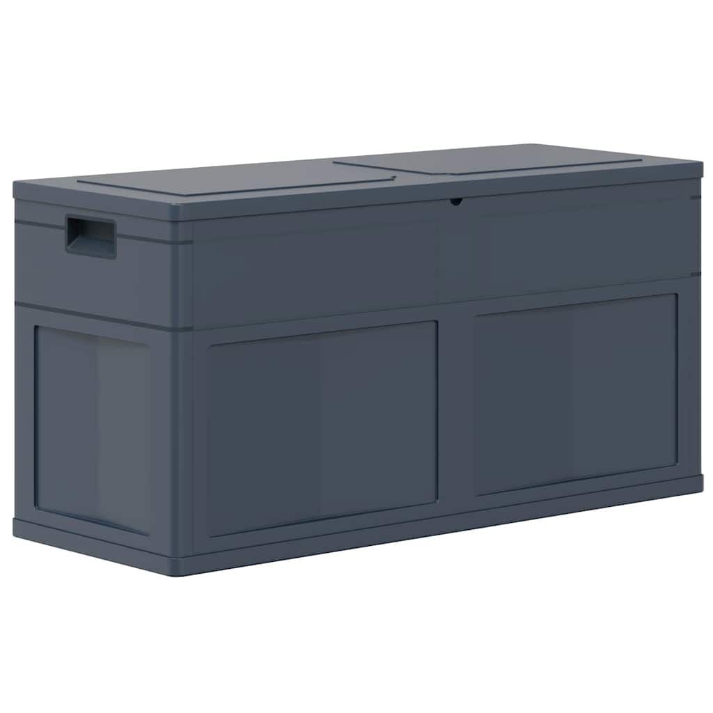 Coffre de jardin 320L aspect bois noir - Jusqu'à -34%