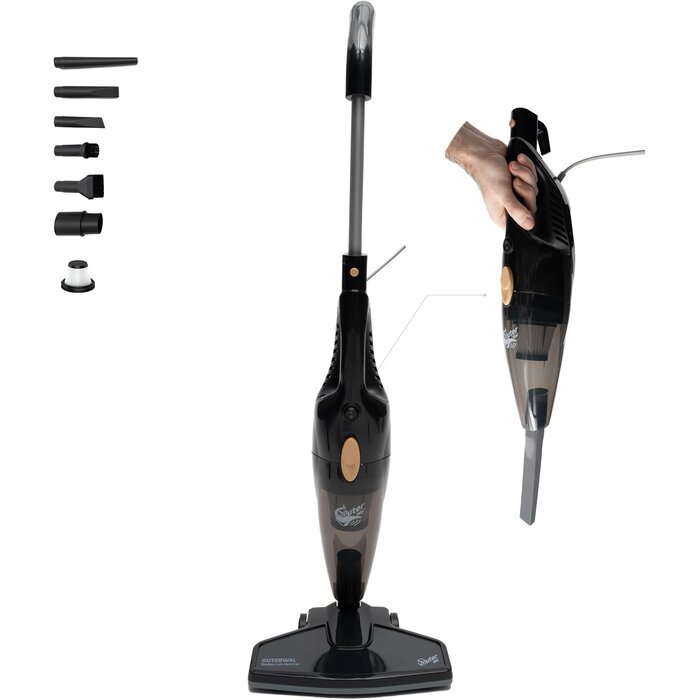 Aspirateur 3-en-1 Puissant 650W - Noir - Jusqu'à 32% de remise