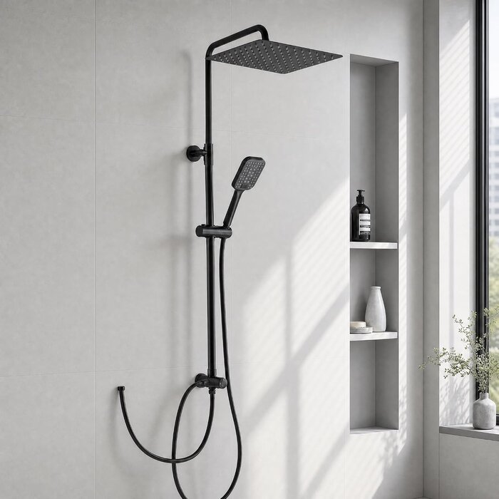 Système de douche effet pluie 30x30 cm réglable - Jusqu'à -34%