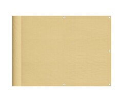 Vidaxl Brise-vue de balcon 75x700 cm Sable - Jusqu'à 32% de remise
