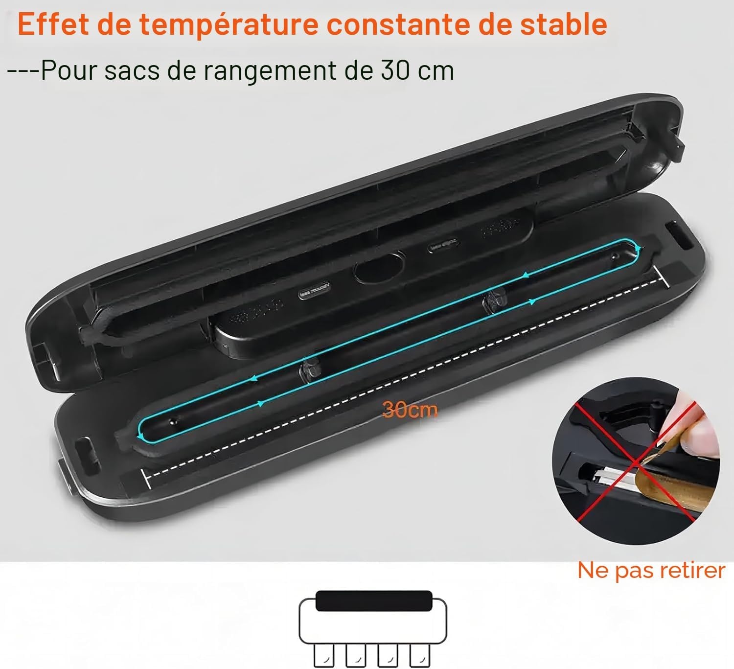 Machine sous vide automatique 120W - Jusqu'à -31% de remise
