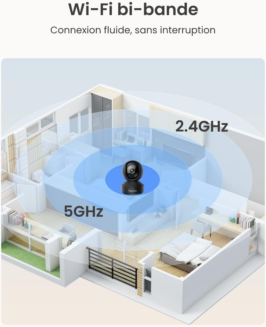 Caméra de surveillance 3K 5MP - Jusqu'à 34% de remise sur nos modèles outlet