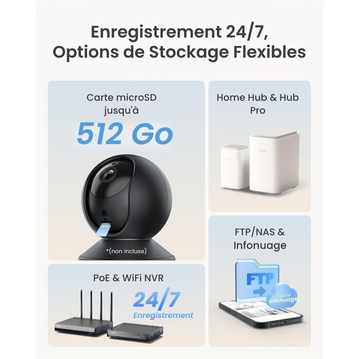 Caméra de surveillance 3K 5MP - Jusqu'à 34% de remise sur nos modèles outlet