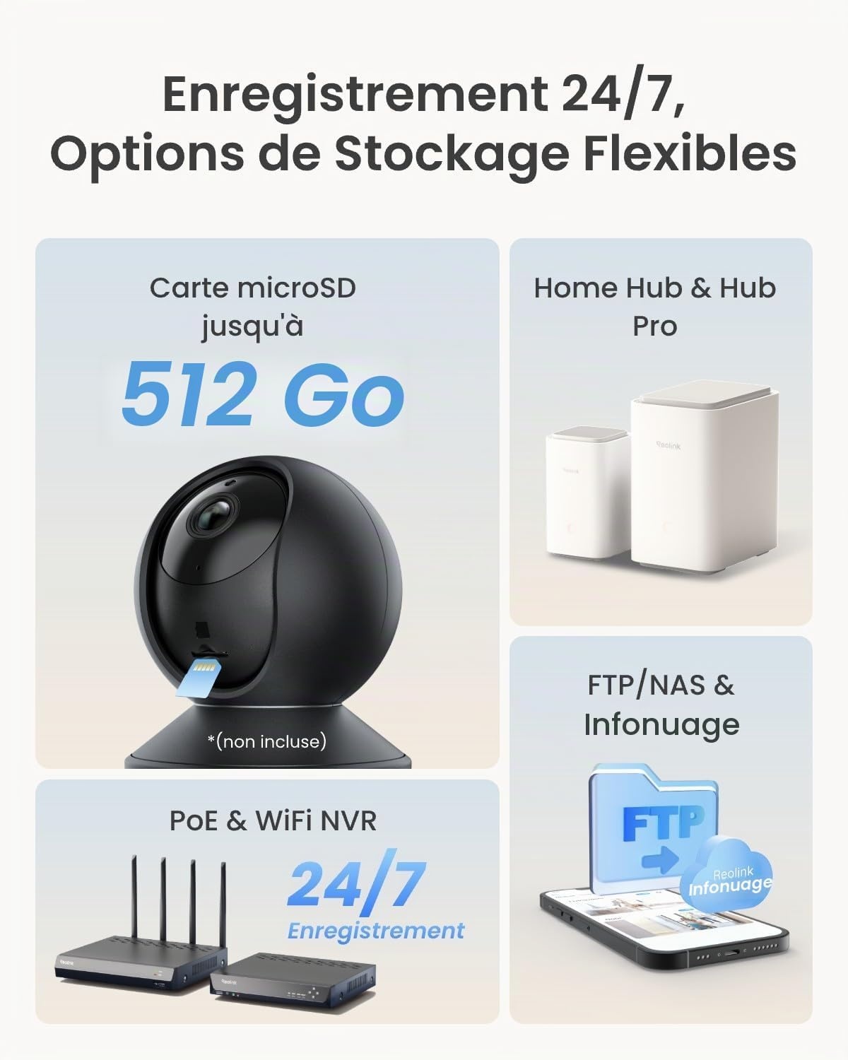 Caméra de surveillance 3K 5MP - Jusqu'à 34% de remise sur nos modèles outlet