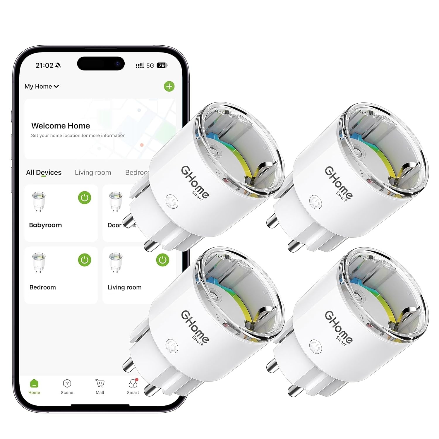 Lot de 2 Prises Connectées Wi-Fi 16A avec Ports USB - Jusqu'à 31% de réduction