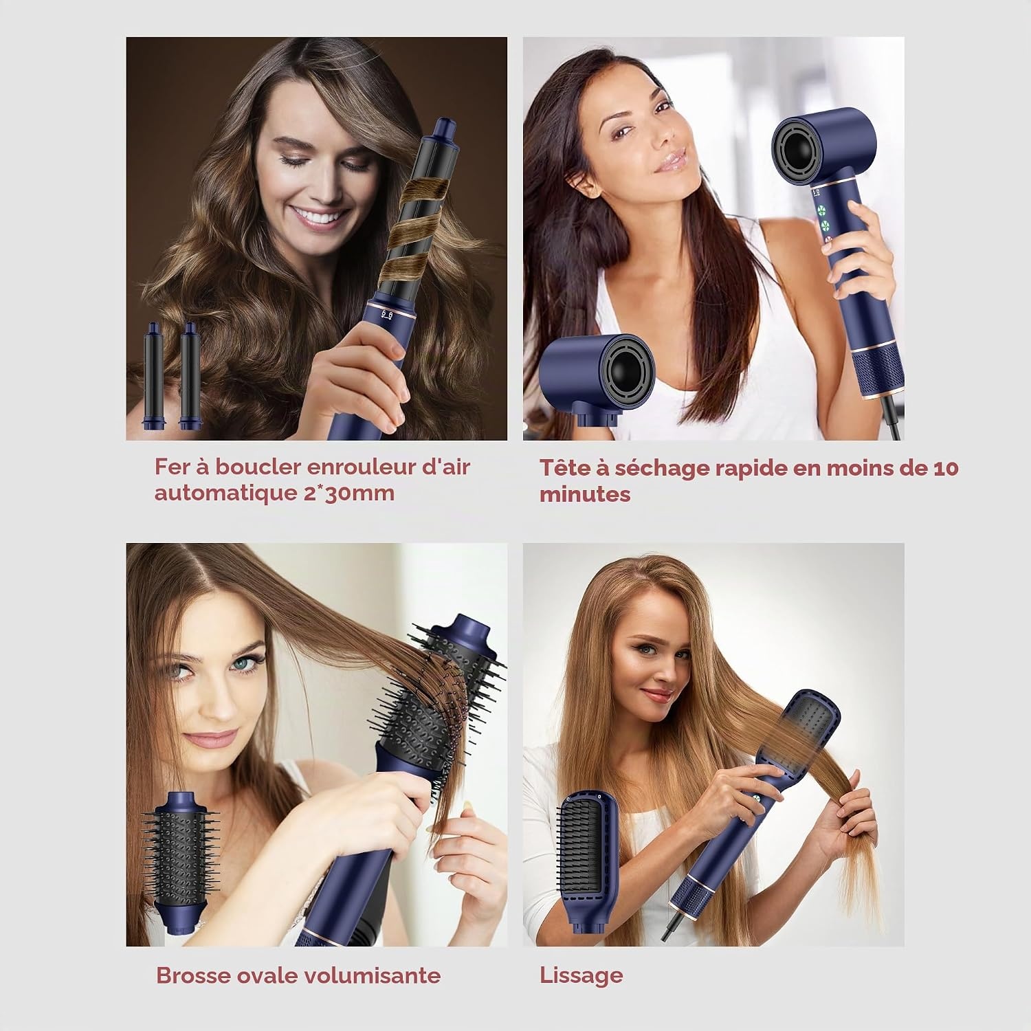 Brosse soufflante 7-en-1 multifonction : jusqu'à 34 % de remise immédiate