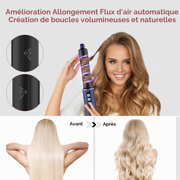 Brosse soufflante 7-en-1 multifonction : jusqu'à 34 % de remise immédiate