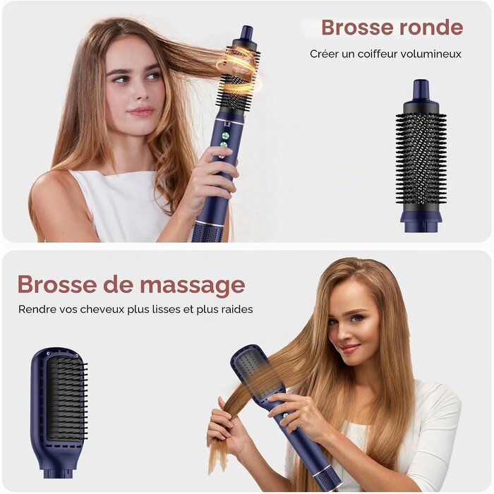 Brosse soufflante 7-en-1 multifonction : jusqu'à 34 % de remise immédiate
