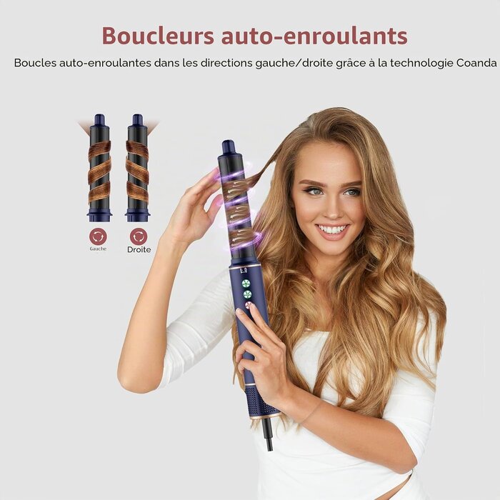 Brosse soufflante 7-en-1 multifonction : jusqu'à 34 % de remise immédiate
