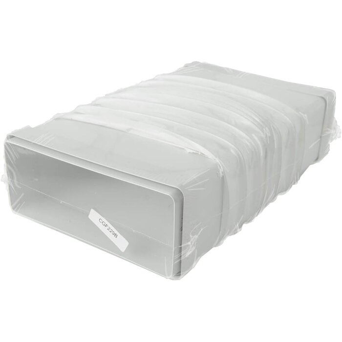 Raccord flexible de ventilation 220x90 mm - Blanc - Jusqu'à 34% de remise