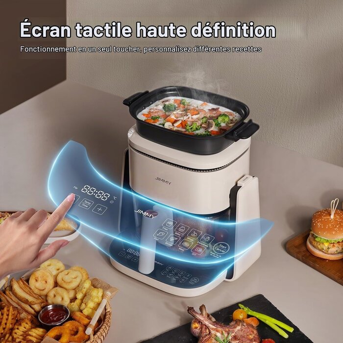 Friteuse à air chaud 4L 2-en-1 - Beige - Jusqu'à -34% sur l'outlet