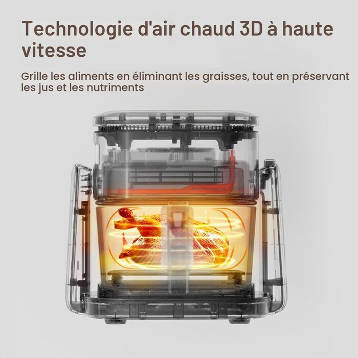 Friteuse à air chaud 4L 2-en-1 - Beige - Jusqu'à -34% sur l'outlet