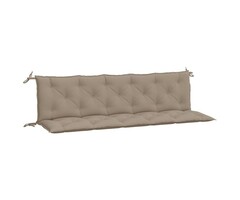 Vidaxl Lot de 2 coussins de jardin 180x50cm, taupe - Jusqu'à -33% de réduction