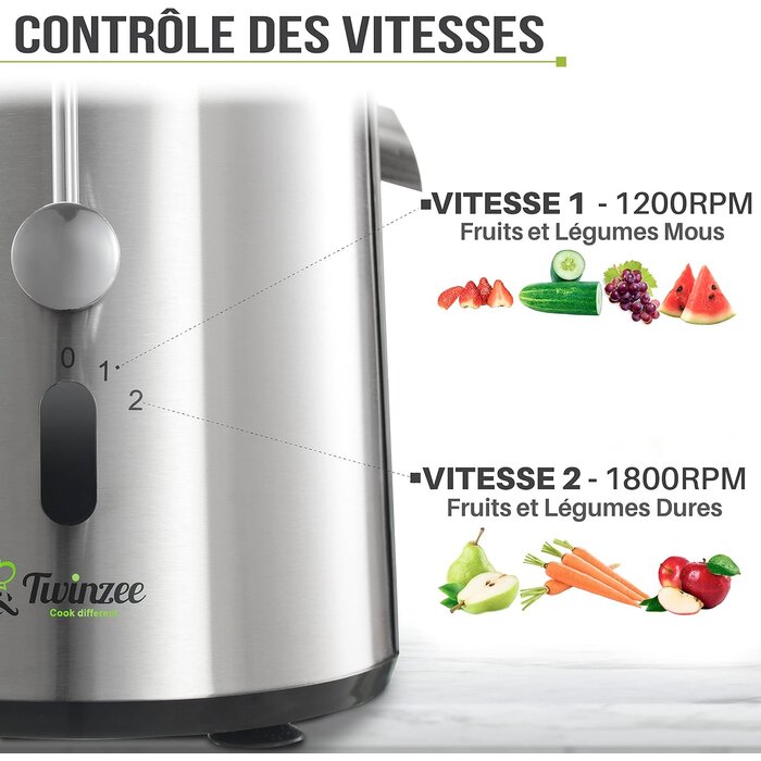 Centrifugeuse 850W - Goulotte 75mm - Jusqu'à 33% de remise