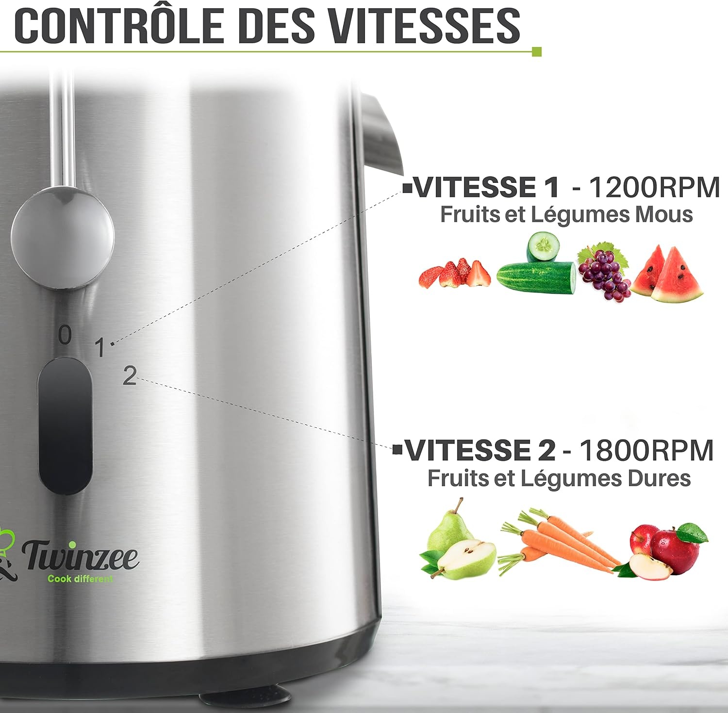 Centrifugeuse 850W - Goulotte 75mm - Jusqu'à 33% de remise