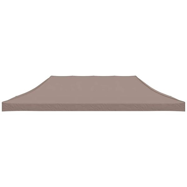 Toile de toit pour tonnelle 6x3m Taupe - Jusqu'à -34% sur le prix d'origine