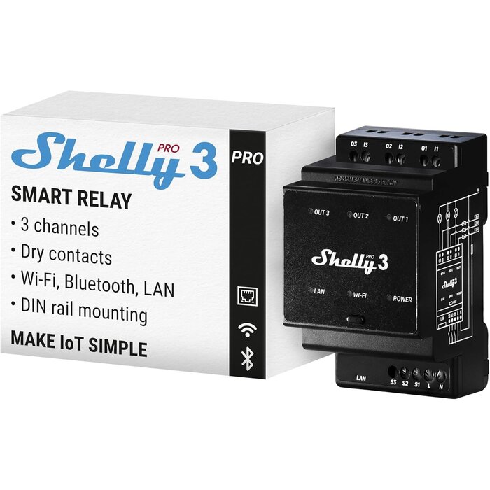 Relais Intelligent 3 Canaux Rail DIN 48A - Jusqu'à 34% de remise