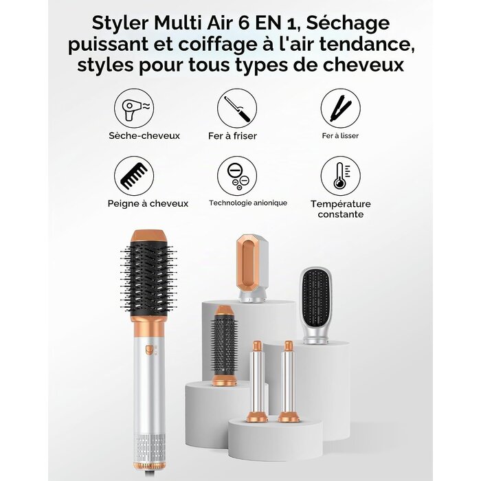 Multistyler 6-en-1 1000W - Coiffage professionnel jusqu'à -28%