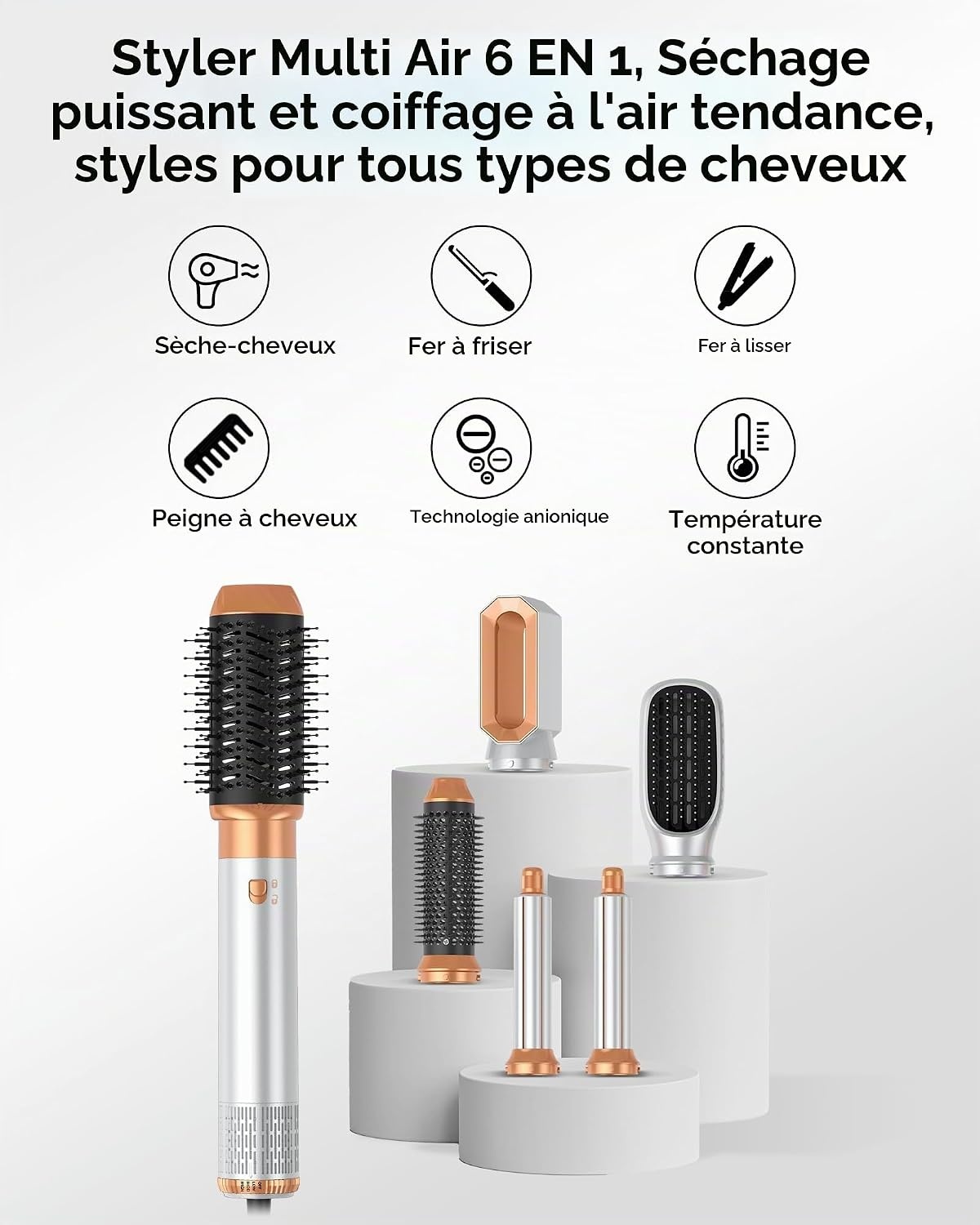 Multistyler 6-en-1 1000W - Coiffage professionnel jusqu'à -28%
