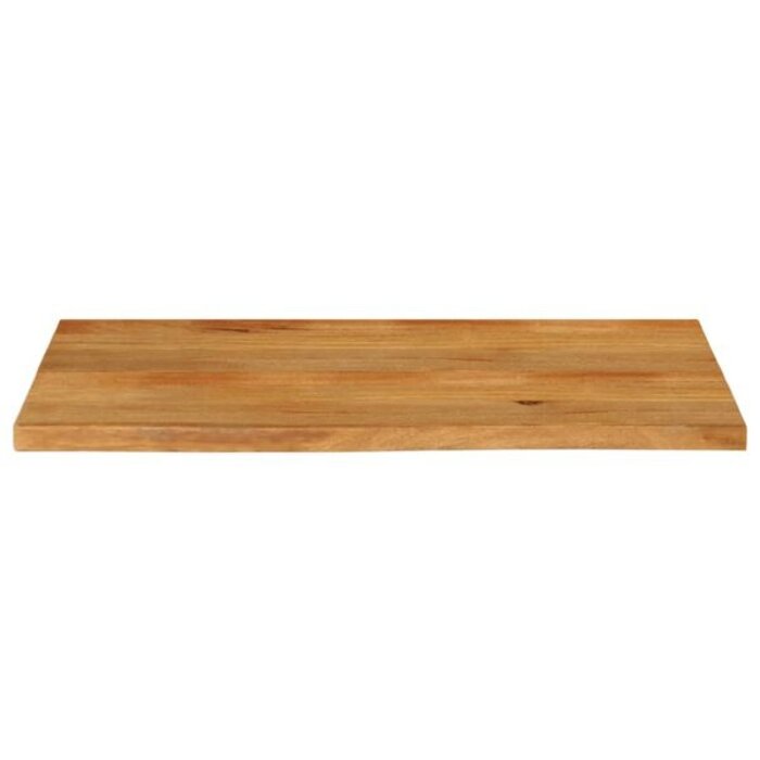 Plateau de table en bois de manguier massif - Bord naturel - Jusqu'à -35%