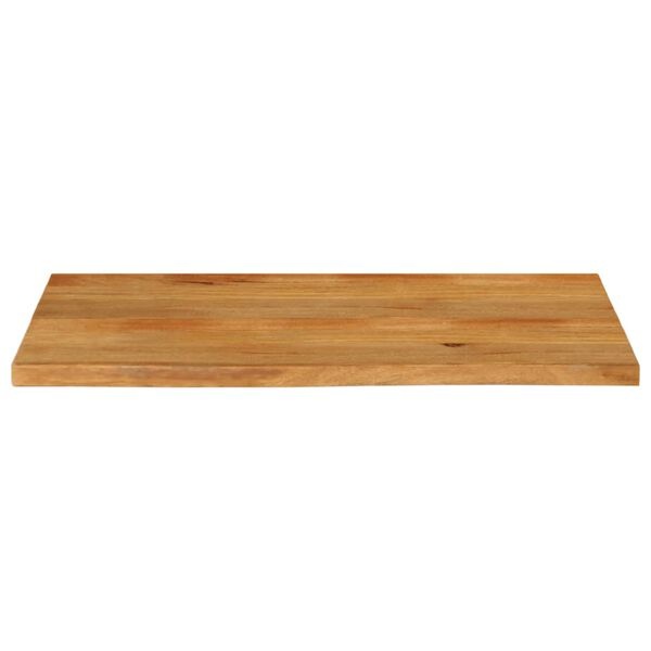 Plateau de table en bois de manguier massif - Bord naturel - Jusqu'à -35%