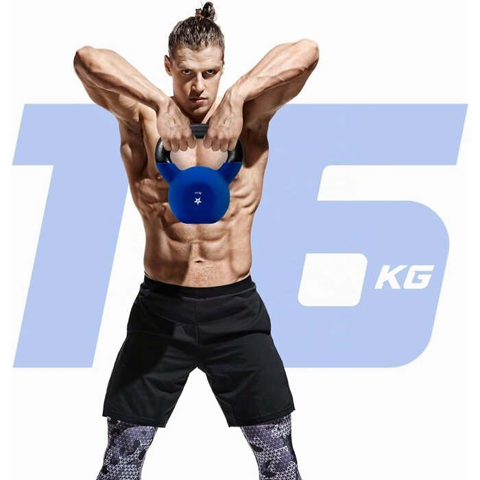 Kettlebell en fonte 16 kg - Jusqu'à -29% sur votre équipement fitness