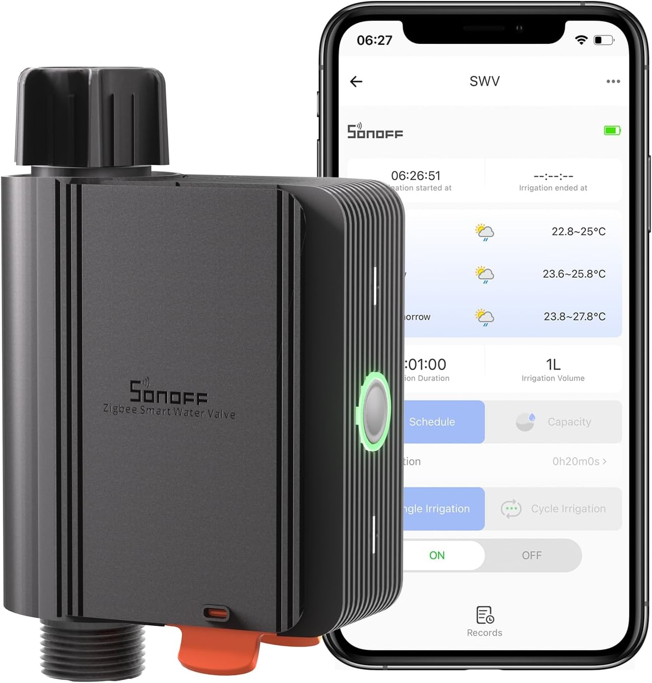 Programmateur d'arrosage intelligent Zigbee - Jusqu'à 32% de réduction