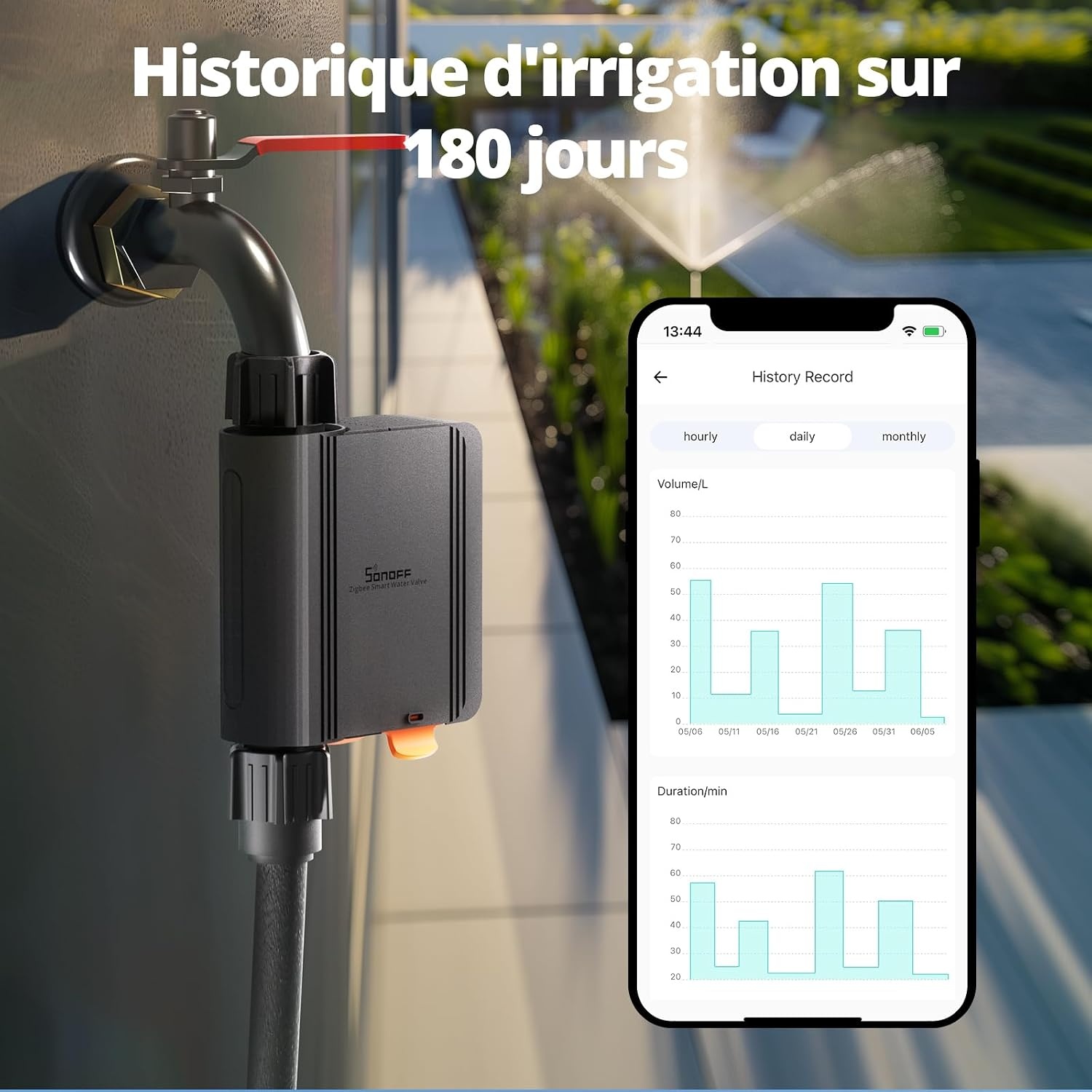 Programmateur d'arrosage intelligent Zigbee - Jusqu'à 32% de réduction