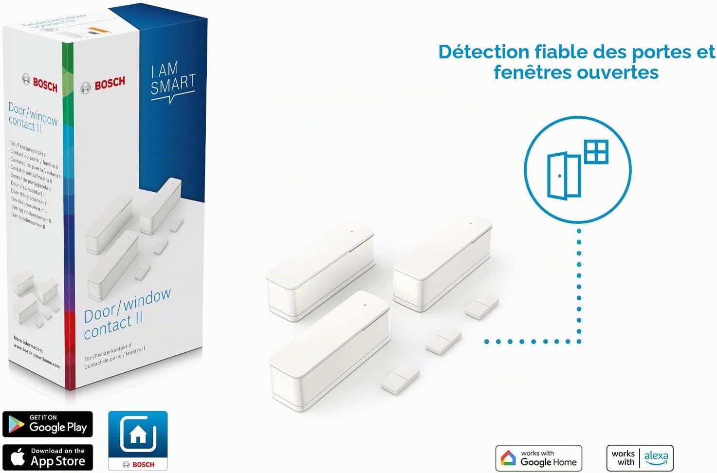 Lot de 3 capteurs d'ouverture intelligents - Jusqu'à 34% de remise