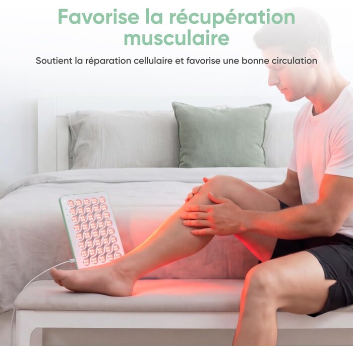 Panneau de luminothérapie 160 LED - Rouge et Infrarouge - Jusqu'à -30%