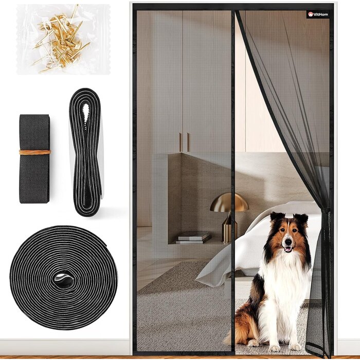 Moustiquaire magnétique 85x210cm - Fibre de verre - Jusqu'à -31% de réduction