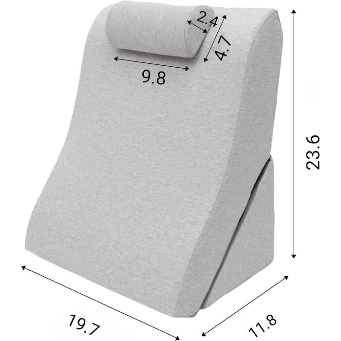 Amazon Coussin de lecture triangulaire à mémoire de forme - Jusqu'à 28% de remise
