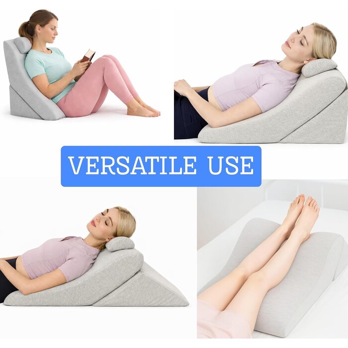 Amazon Coussin de lecture triangulaire à mémoire de forme - Jusqu'à 28% de remise