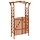 Pergola avec portail en bois massif 116x204 cm - Jusqu'à -35%