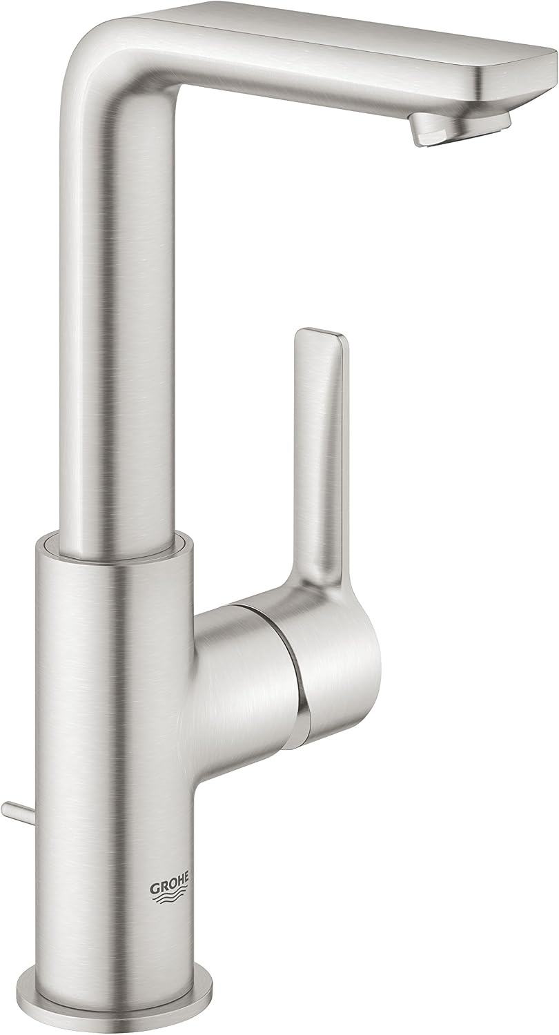 Mitigeur de lavabo design épuré, chrome - Jusqu'à 35% de remise