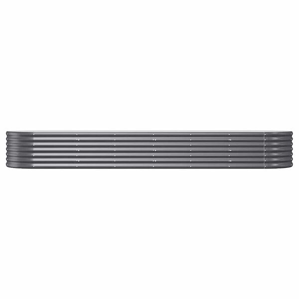 Vidaxl Jardinière Ovale Acier Anthracite 296cm - Jusqu'à 34% de remise