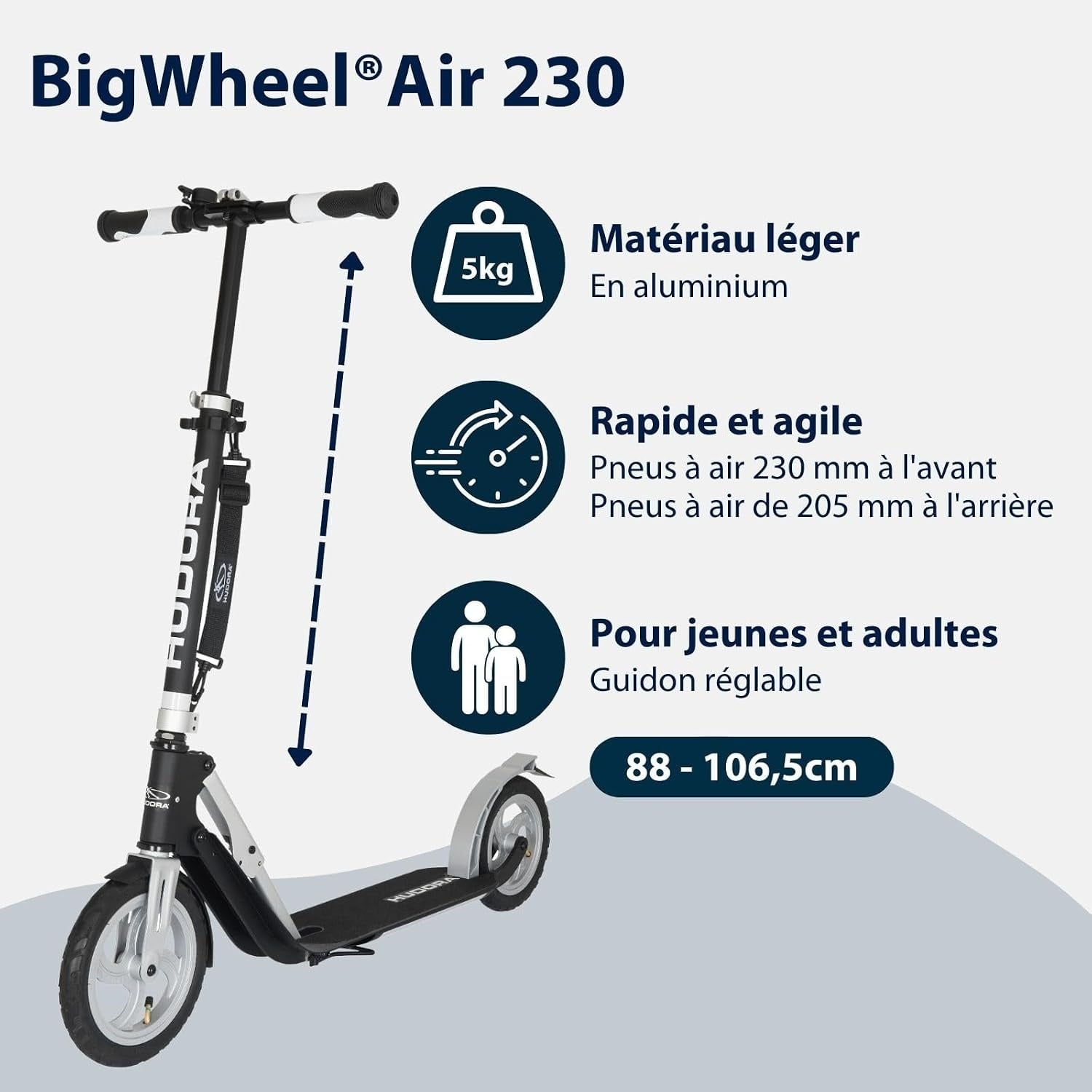 Trottinette Urbaine Pliable - Roues Gonflables - Jusqu'à 35% de réduction