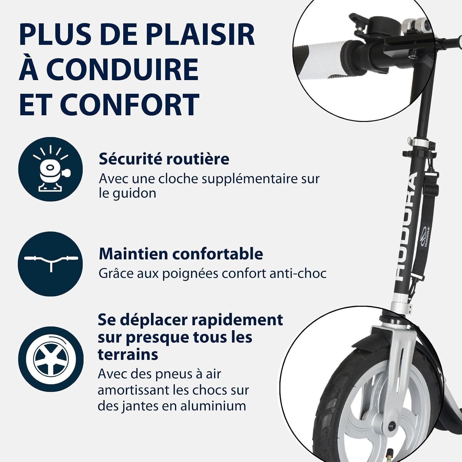 Trottinette Urbaine Pliable - Roues Gonflables - Jusqu'à 35% de réduction