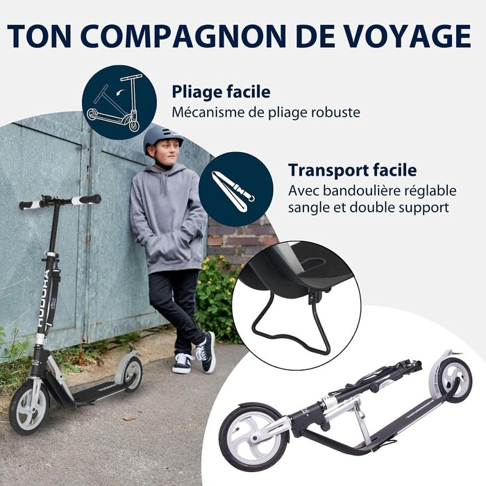 Trottinette Urbaine Pliable - Roues Gonflables - Jusqu'à 35% de réduction