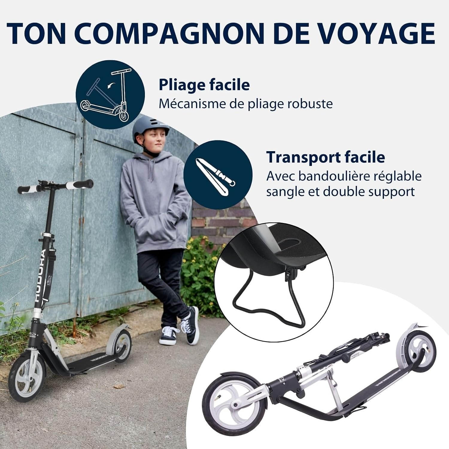 Trottinette Urbaine Pliable - Roues Gonflables - Jusqu'à 35% de réduction