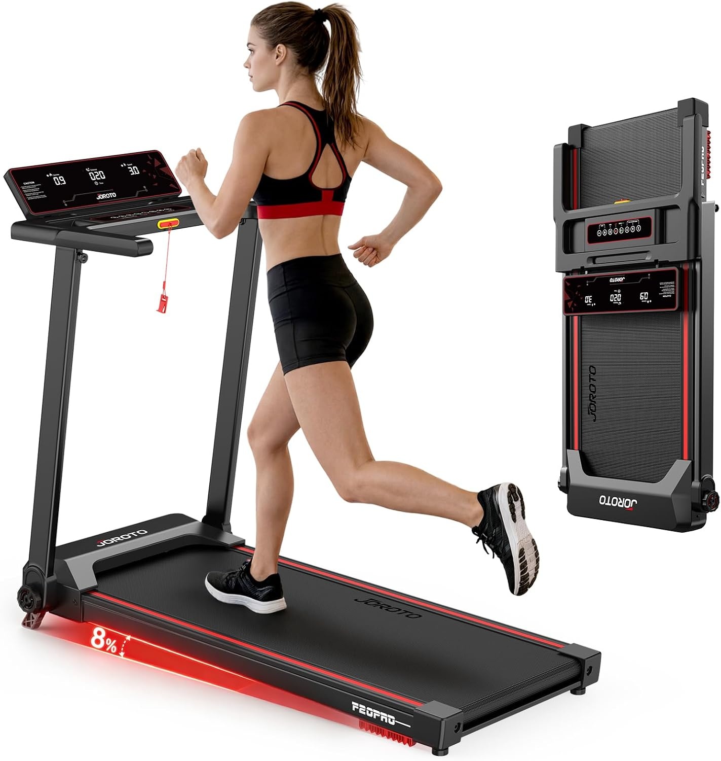 Tapis de course pliable 2,5 CV - Jusqu'à 35% de réduction