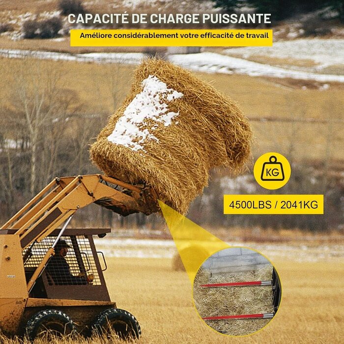 Vevor Paire de pics à bottes de foin 125 cm - Jusqu'à -35% sur l'outlet