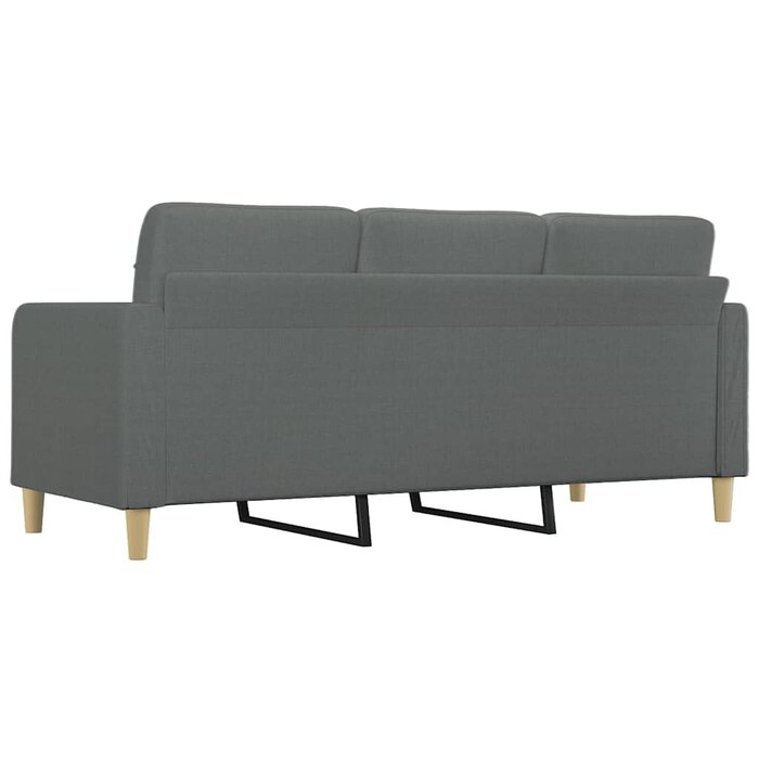 Vidaxl Canapé 3 places 180 cm gris foncé - Jusqu'à -33% sur l'outlet
