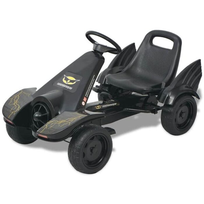 Vidaxl Kart à pédales noir réglable - Jusqu'à 30% de réduction