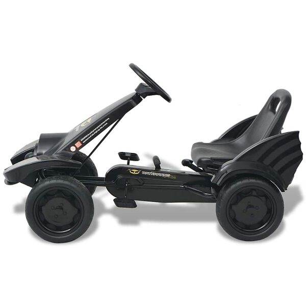 Vidaxl Kart à pédales noir réglable - Jusqu'à 30% de réduction