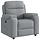 Fauteuil relax inclinable gris clair - Confort ergonomique - Jusqu'à -28%