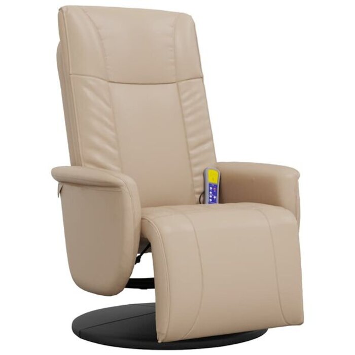 Vidaxl Fauteuil de massage inclinable cappuccino - Jusqu'à -29%