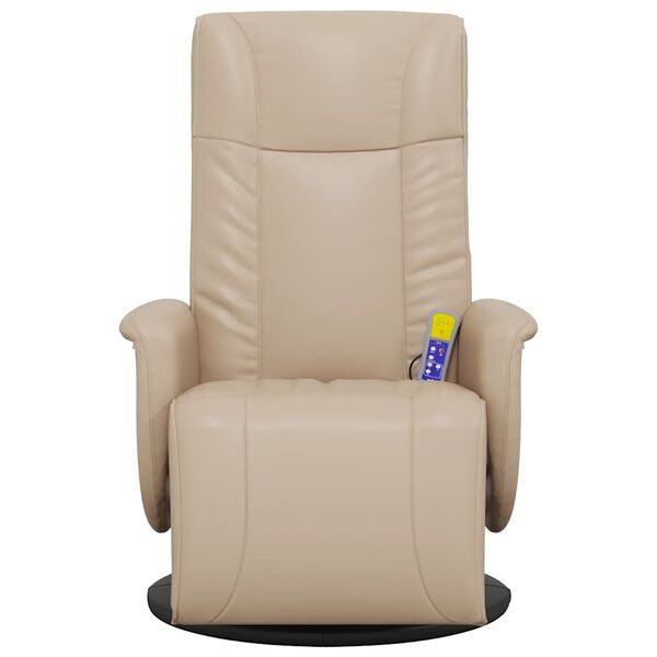 Vidaxl Fauteuil de massage inclinable cappuccino - Jusqu'à -29%
