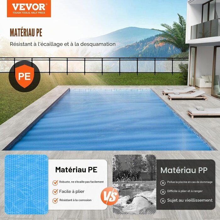 Bâche solaire pour piscine 11 x 5,49 m - Jusqu'à -35% de remise