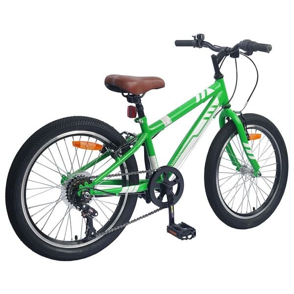 Vidaxl VTT Enfant 24 pouces 6 vitesses - Vert - Jusqu'à -35% d'économie